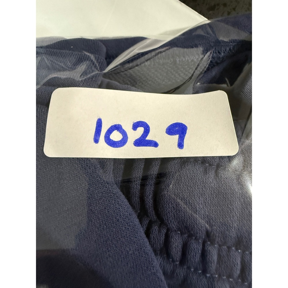 Nike Boys Fleece Athletic Shorts Navy Blue Logo Graphic Size Large L 1029 - Picture 7 of 7